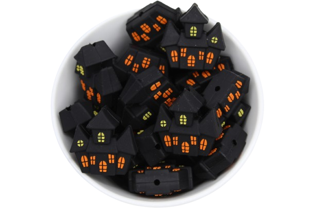 Maison hantée 3D - Perle en silicone