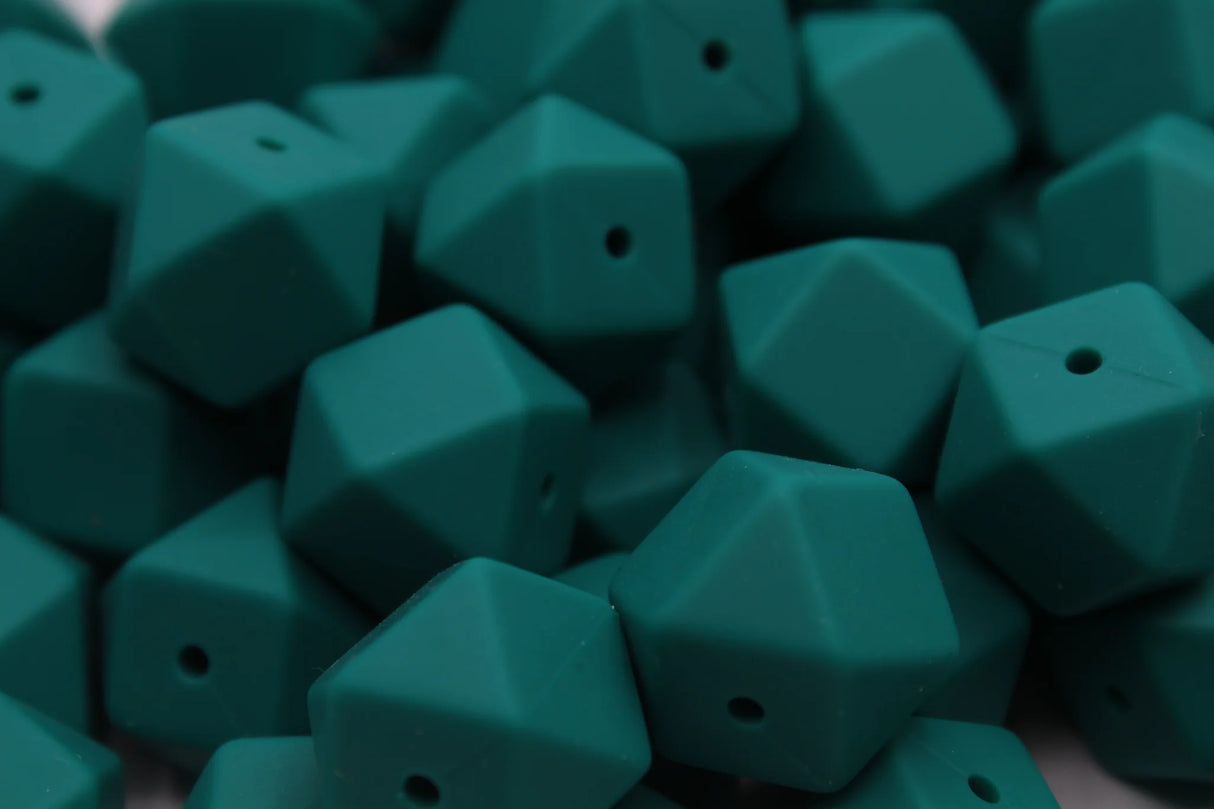 Hexagonale 17mm - Perle en silicone