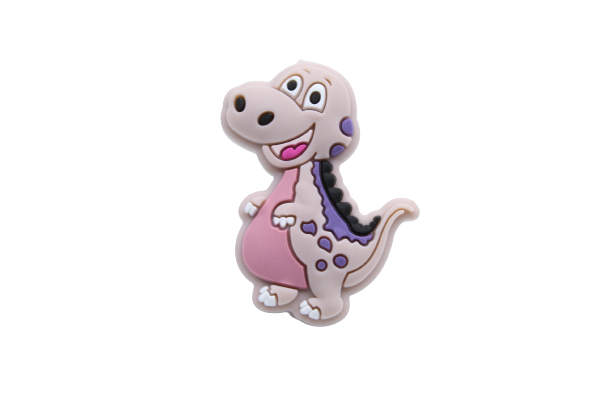 Dinosaure version 3 - Perle en silicone