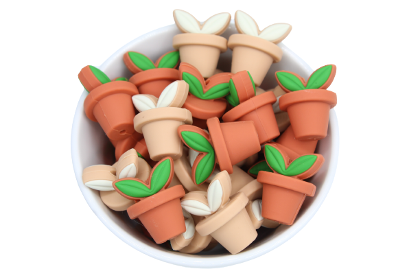 Pot de fleur - Perle en silicone