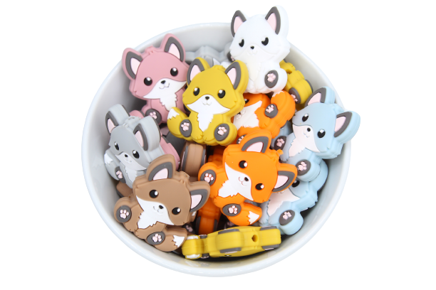 Renard- Version 2 - Perle en silicone