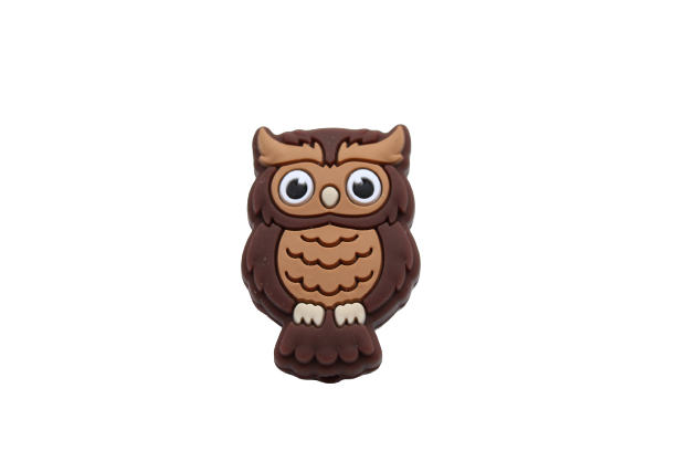 Hibou version 2 - Perle en silicone