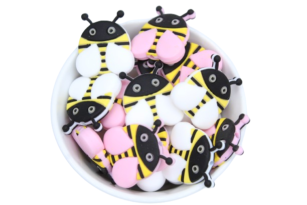 Abeille - Perle en silicone