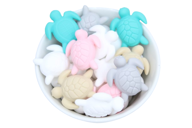 Tortue version 2 - Perle en silicone
