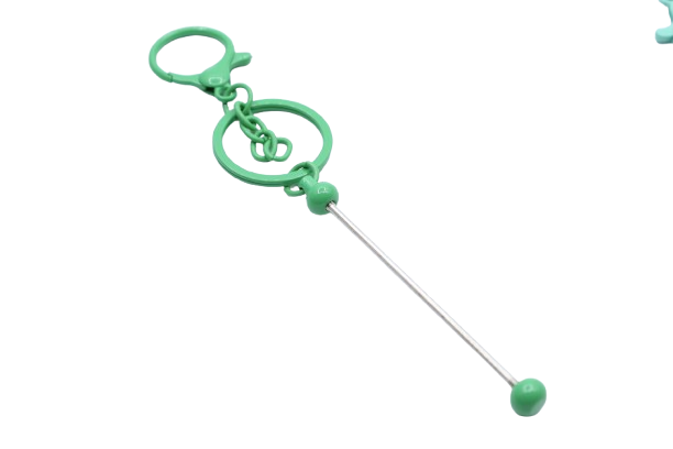 Porte clés avec barre à perler coloré - Métal