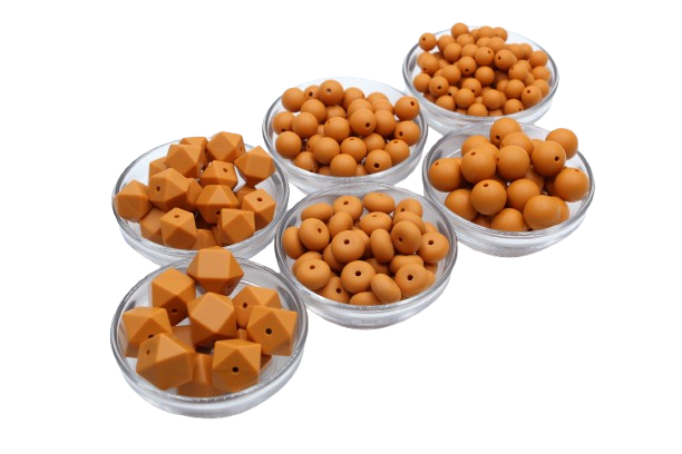 Nouvelle couleur: Brique - Perle en silicone