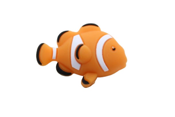 Les p'tits animaux de l'océan 3D - Perle en silicone