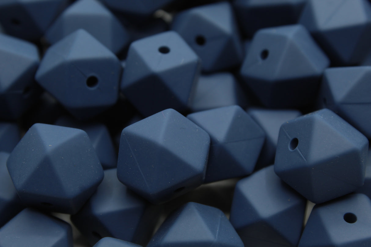 Hexagonale 14mm - Perle en silicone