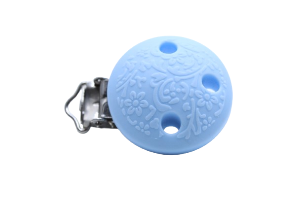 Clip rond embossé - Silicone