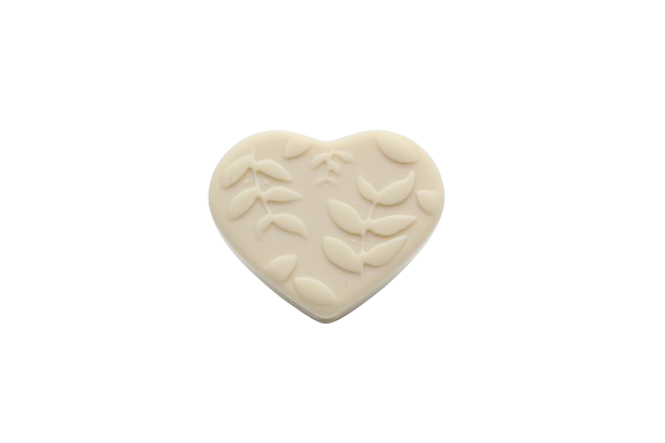Coeur embossé - Perle en silicone