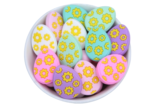 Oeuf de Pâques - Perle en silicone