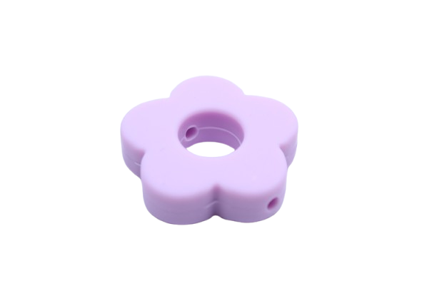 Fleur anneau - Perle en silicone