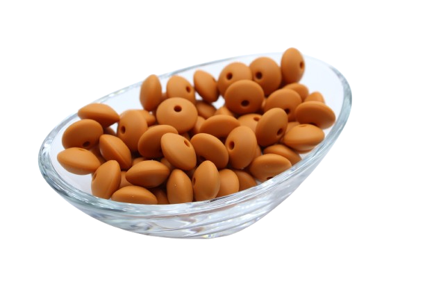 Nouvelle couleur: Brique - Perle en silicone