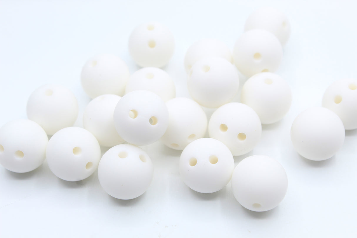 Ronde 15mm de sécurité - Perle en silicone