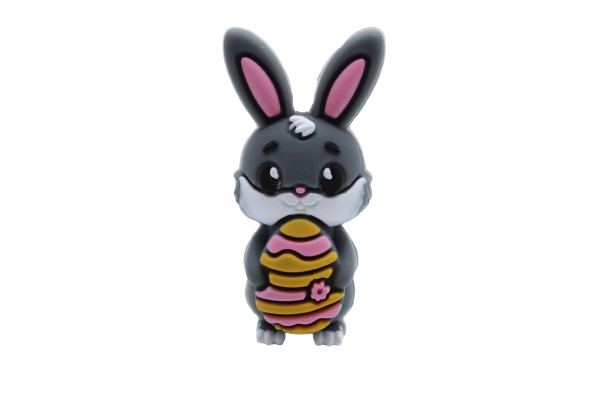Lapin de Pâques 3D - Perle en silicone