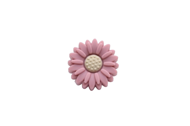 Marguerite petite (20mm) - Perle en silicone