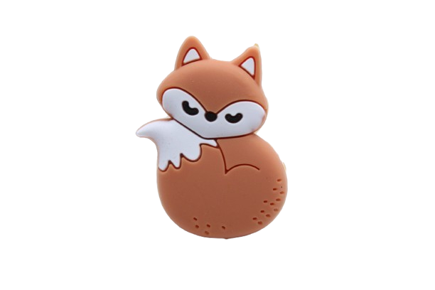 Renard - version 3 - Perle en silicone