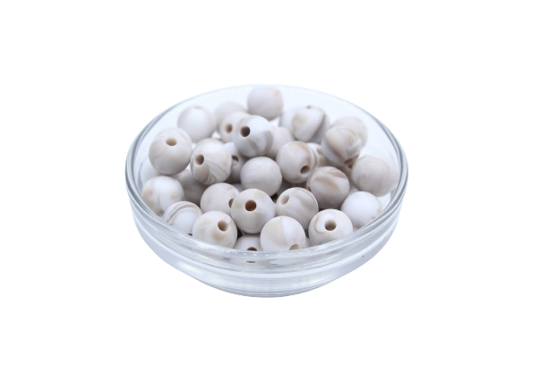 Perle ronde Ø9mm - lot de 10 - Perle en silicone