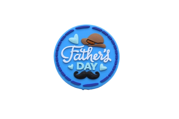 Bonne fête papa, bonne fête maman - Perle en silicone