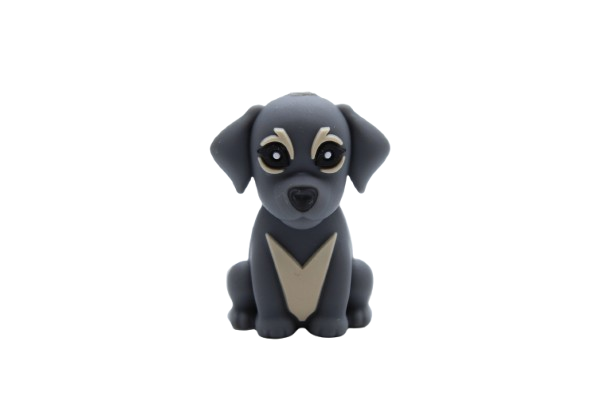 Chien 3D version 2 - Perle en silicone