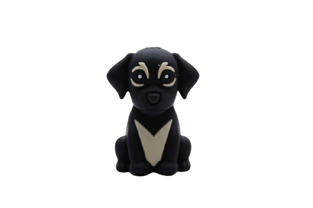 Chien 3D version 2 - Perle en silicone