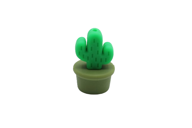 Cactus avec pot - Perle en silicone