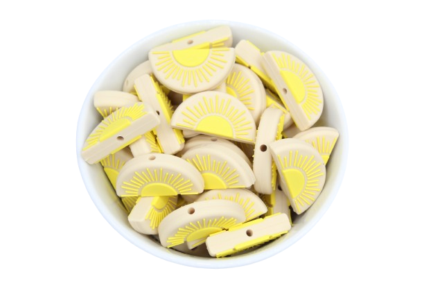 Soleil levant - Perle en silicone