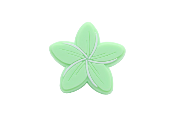 Fleur de Frangipanier - Perle en silicone