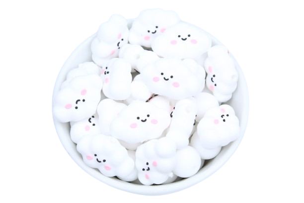 Nuage 3D - Perle en silicone