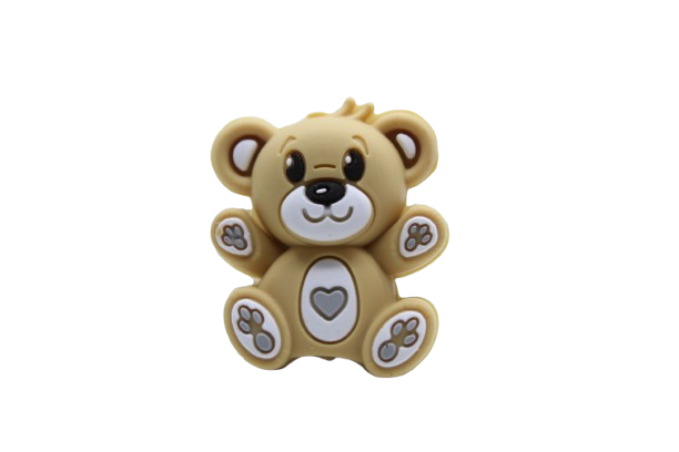 Ourson 3D - Perle en silicone