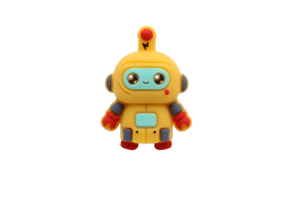 Robot 3D - Perle en silicone
