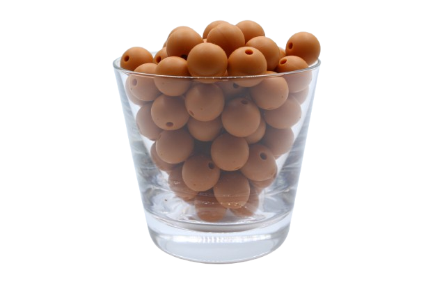 Nouvelle couleur: Brique - Perle en silicone