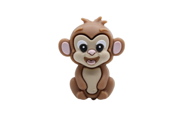 Singe 3D - Perle en silicone