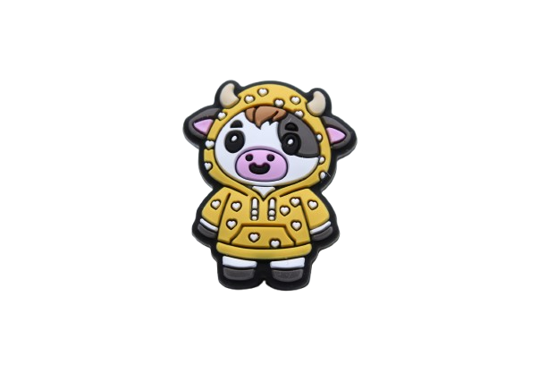 Vache avec ciré - Perle en silicone