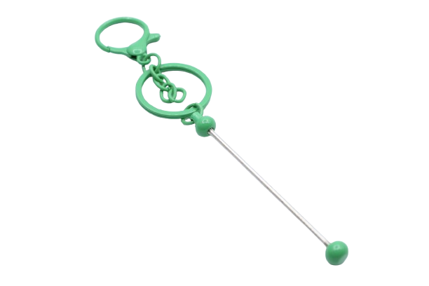 Porte clés avec barre à perler coloré - Métal