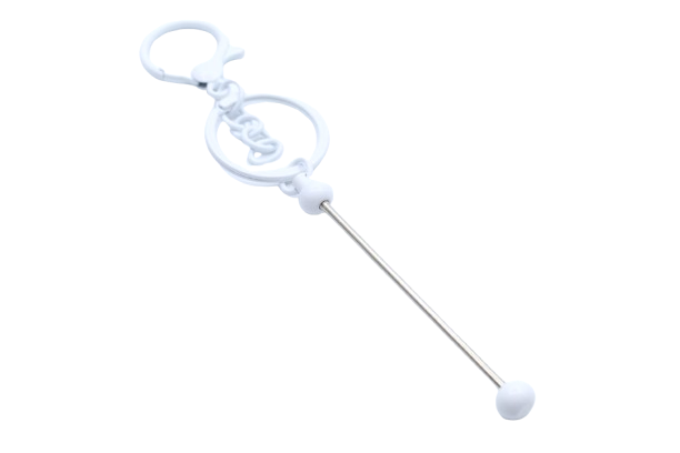 Porte clés avec barre à perler coloré - Métal