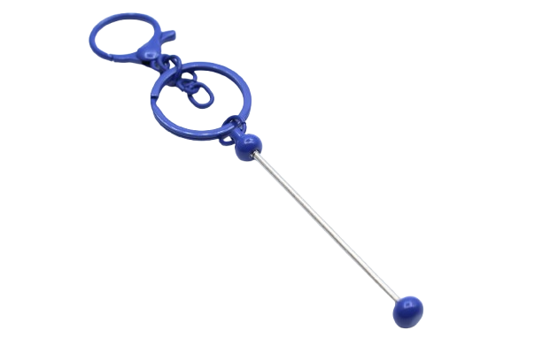 Porte clés avec barre à perler coloré - Métal