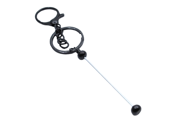 Porte clés avec barre à perler coloré - Métal