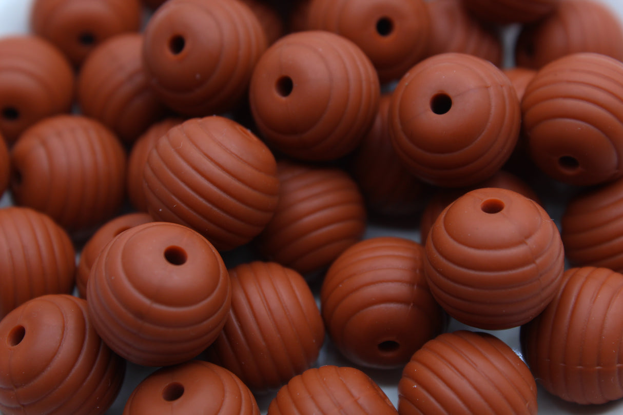 Striée - Perle en silicone