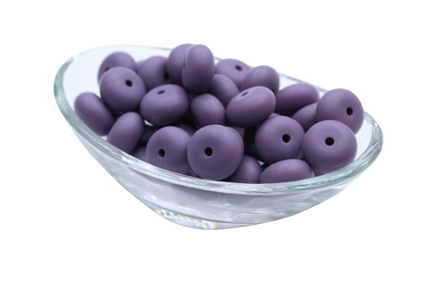 Abacus Ø14mm - Perle en silicone - lot de 5