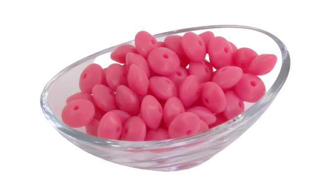 Lentille Ø12mm - Lot de 10 - Perle en silicone