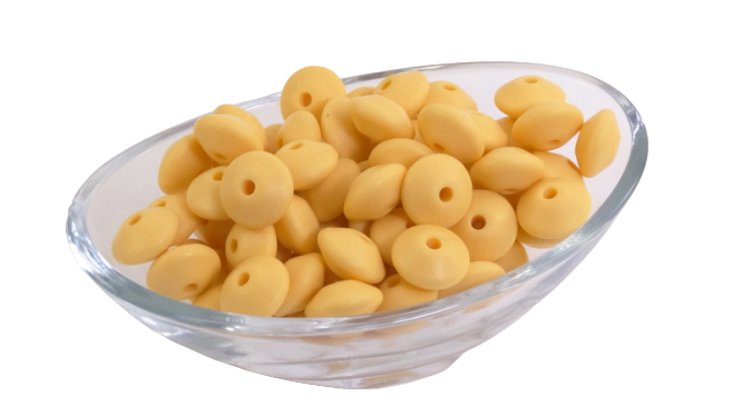 Lentille Ø12mm - Lot de 10 - Perle en silicone