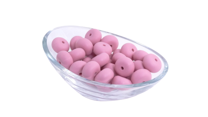 Abacus Ø14mm - Perle en silicone - lot de 5
