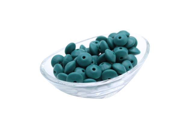 Lentille Ø12mm - Lot de 10 - Perle en silicone