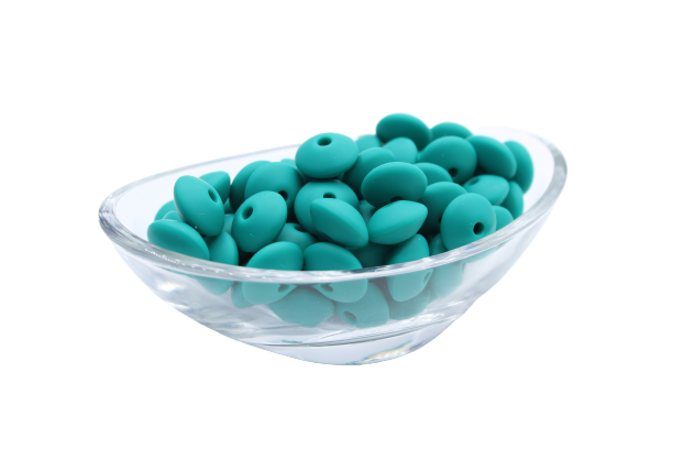 Lentille Ø12mm - Lot de 10 - Perle en silicone