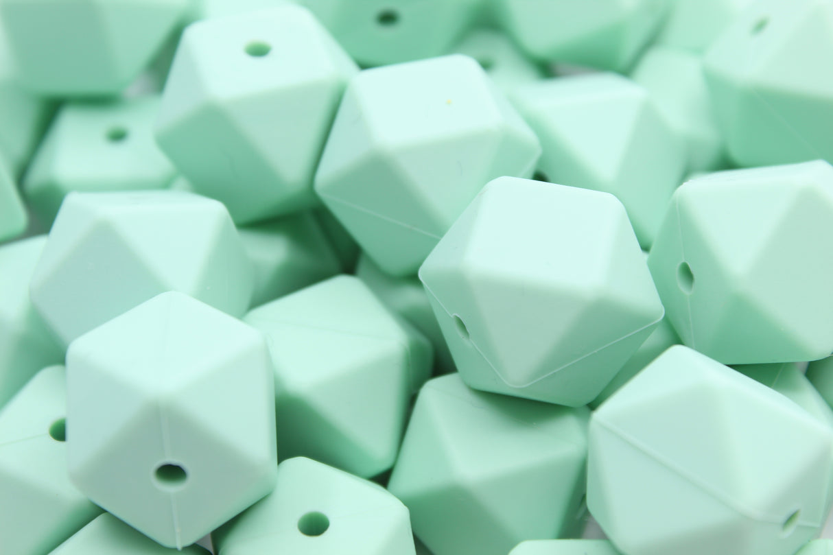 Hexagonale 14mm - Perle en silicone