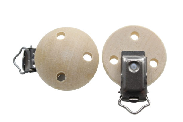 Clip rond - en érable naturel sans vernis