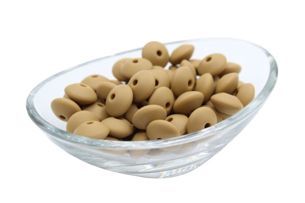 Lentille Ø12mm - Lot de 10 - Perle en silicone