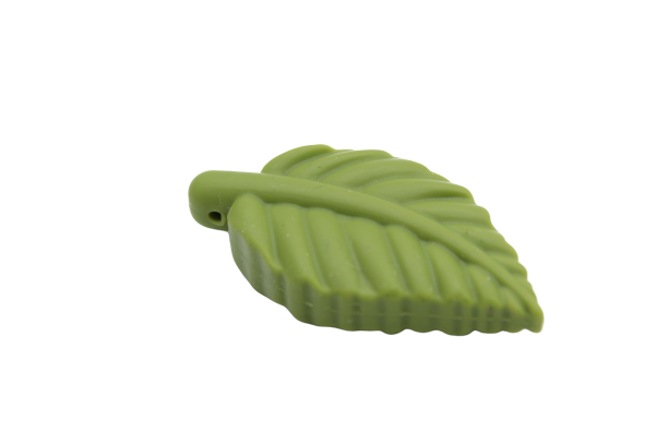 Grande feuille - Perle en silicone