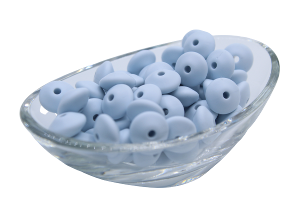 Lentille Ø12mm - Lot de 10 - Perle en silicone